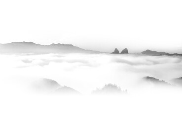 mountain Natural japanese recycled paper texture background.