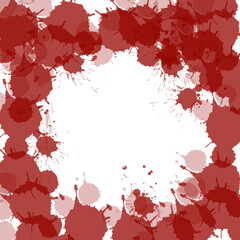 Obraz premium Blood drop splat placeholder template