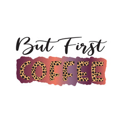 but first coffee sublimation