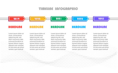 Timeline Infographic Design Image Vector