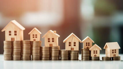 Real estate investment or property growth idea with Generative AI.