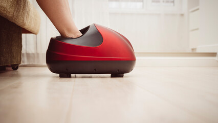 electric foot massager, a concept for the prevention of foot diseases
