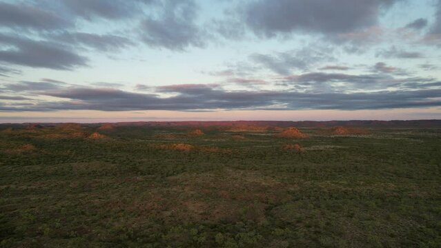 Aerial footage of Mount Isa Queensland Australia
