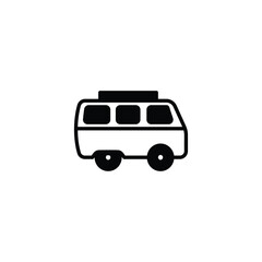 Van icon design with white background stock illustration