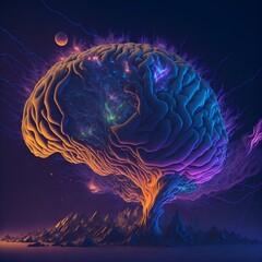 Abstract brain