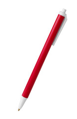 red pen isolated on white