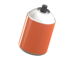 Spray paint tool for graphic design in cute 3d shapes. 3d illustration