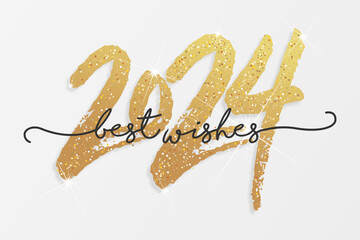 2024 - happy new year - best wishes 2024 background