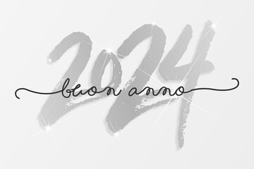 felice anno nuovo - buon anno 2024	