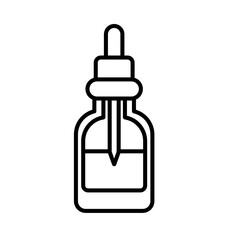 Cute serum fragrance outline icon