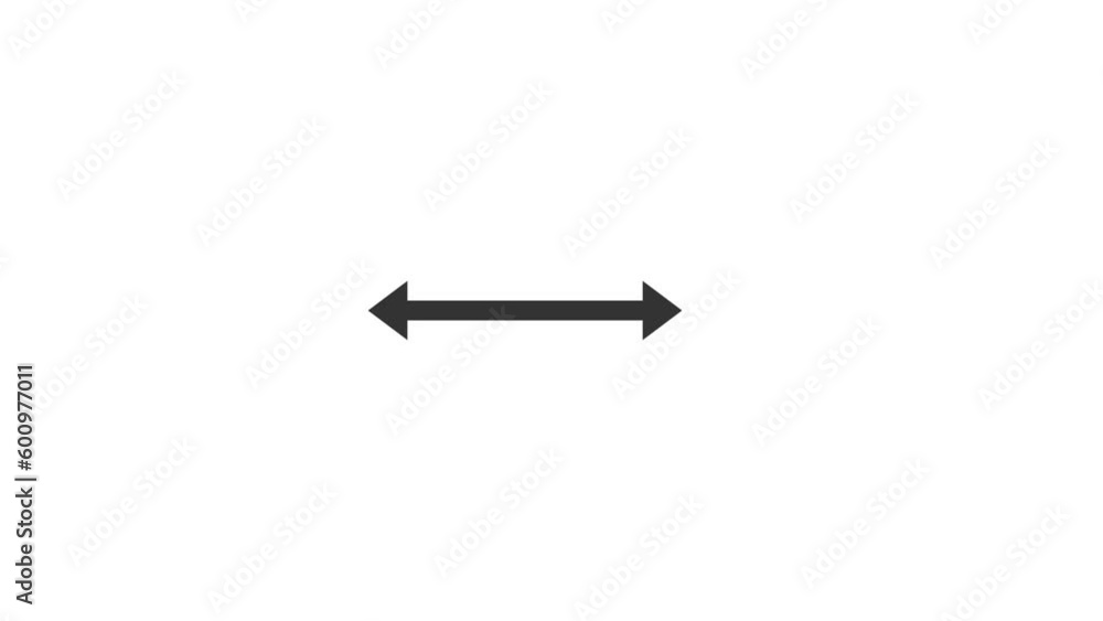 Aufkleber resize cursor animated icon on white background