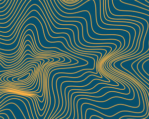 Abstract topographic contours map background. circular topography. Abstract vector illustration.
