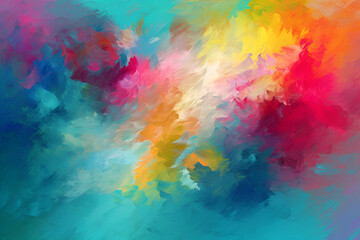 Abstract art with pastel colors