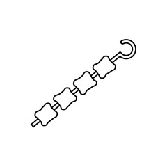 BBQ vector icon. Grill illustration sign. Barbecue symbol.