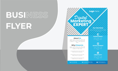 Modern brochure template flyer design vector template. Set of 4 business brochure flyer design templates. Can be use for publishing, print and presentation. Vector eco flyer, poster brochure.