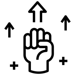 motivation outline style icon