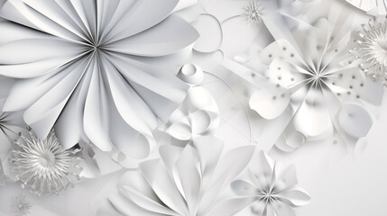 abstract bright white and silver background