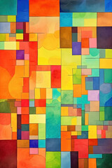 Abstract art colorful background. Ai generated