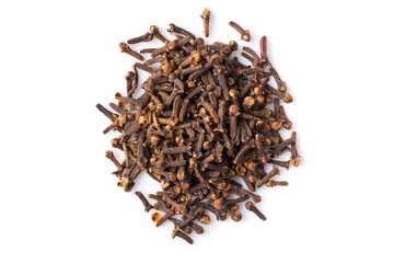 Cloves isolated on white background