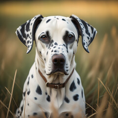 Dalmatian Dog. Generative AI