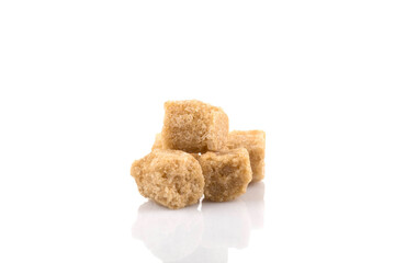 Brown cane sugar cubes