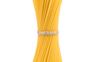 Uncooked pasta spaghetti macaroni