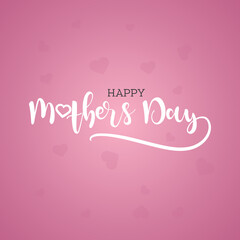 Fototapeta na wymiar Happy Mother's Day Celebration Card