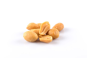 peanut nuts salt in heap