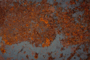 old rusty metal plate texture