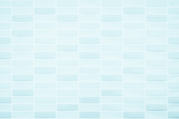 Blue light ceramic wall checkered and floor tiles mosaic background in bathroom and kitchen. Design pattern geometric with grid wallpaper texture decoration. Simple seamless abstract surface clean.