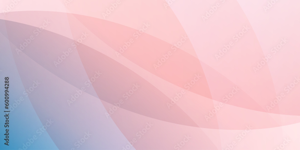 Poster purple, pink and blue futuristic abstract gradient texture - transparent wavy lines pattern - wide s