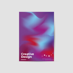 Amazing business presentation vector A4 vertical orientation front page mock up. Modern corporate report cover abstract geometric illustration design layout. Company identity brochure template. EPS10.