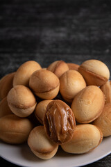 photo of homemade nuts with condensed milk