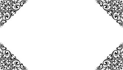 アンティーク　クラシック　フレーム飾り枠セット
