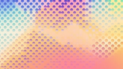 Abstract dotted background in pastel summer tones. Generative ai composite.