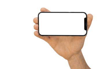a phone iphone on a transparent background in PNG format