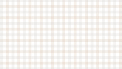 Light beige and grey plaid fabric texture as a background - obrazy, fototapety, plakaty