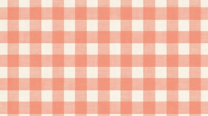Red and white checkered background. Generative ai composite.