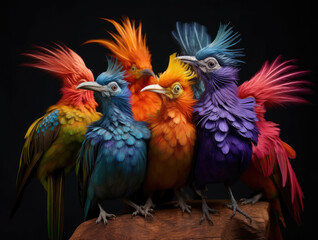 Fototapeta premium Colorful Eurasian kingfisher close up view