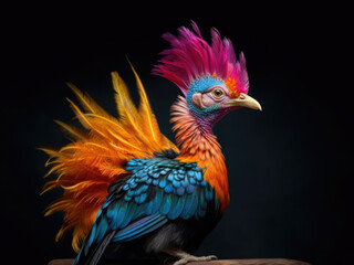 Fototapeta premium Colorful Eurasian kingfisher close up view