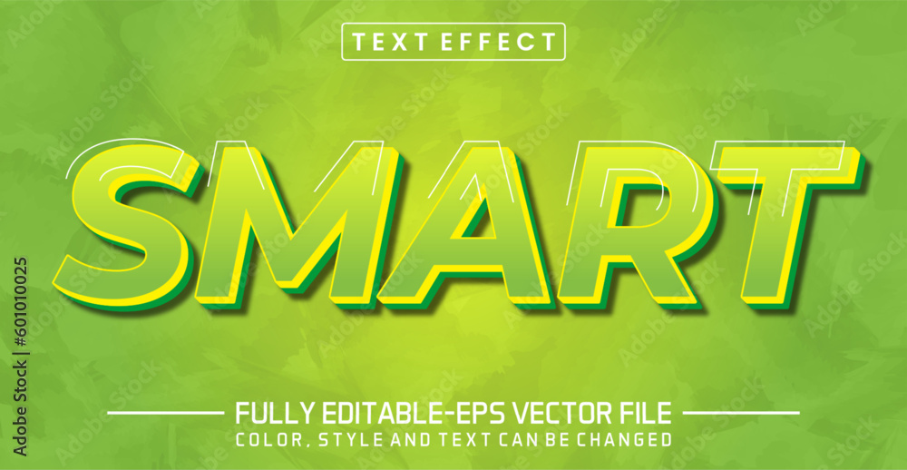 Poster smart text editable style effect