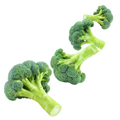 Flying broccoli, cut out