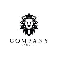Lion logo design vector illustration