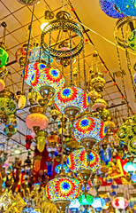 The cascading chandelier, Kemer, Turkey