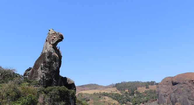 Pedra do c&atilde;o sentado, Nova Friburgo, Rio de Janeiro, Brasil.