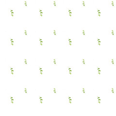 watercolor pattern with minimalistic twigs, leaves pattern, grass print, hand-drawn watercolor nature motifs