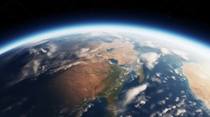 3D Rendering of Flying over the Earth's Surface
