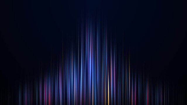 abstract futuristic colorful neon vertical lines background, blue, purple, violet, magenta light rays, futuristic technology concept