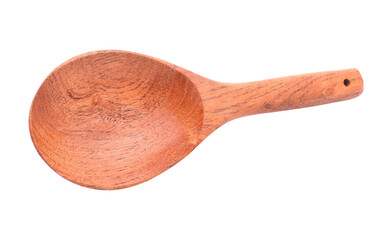 Wood or wooden spoon isolated transparent png