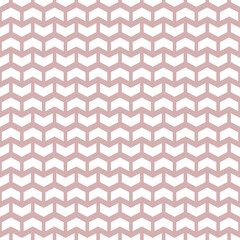 Geometric pattern with white arrows. Geometric modern ornament. Seamless abstract background